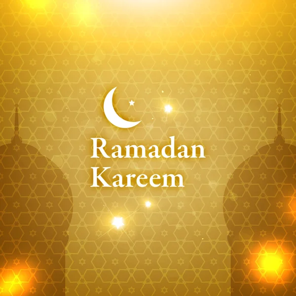 Ramadan-Grußkarte — Stockvektor