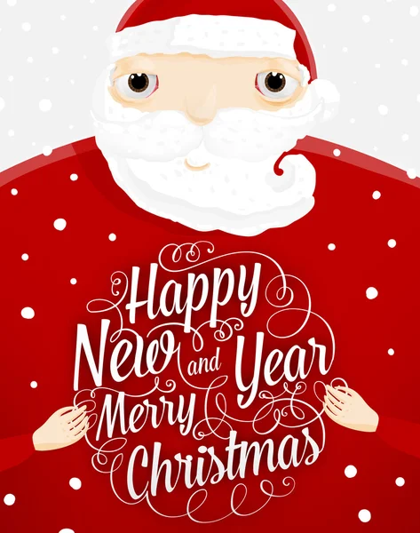 Cartoon Santa Claus — Stock Vector