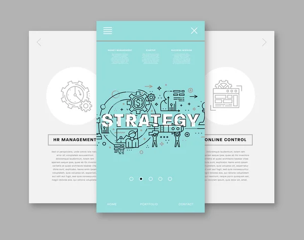 Szablon flyer firmy — Wektor stockowy