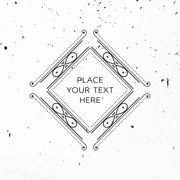 Elegant vintage frame — Stockvector