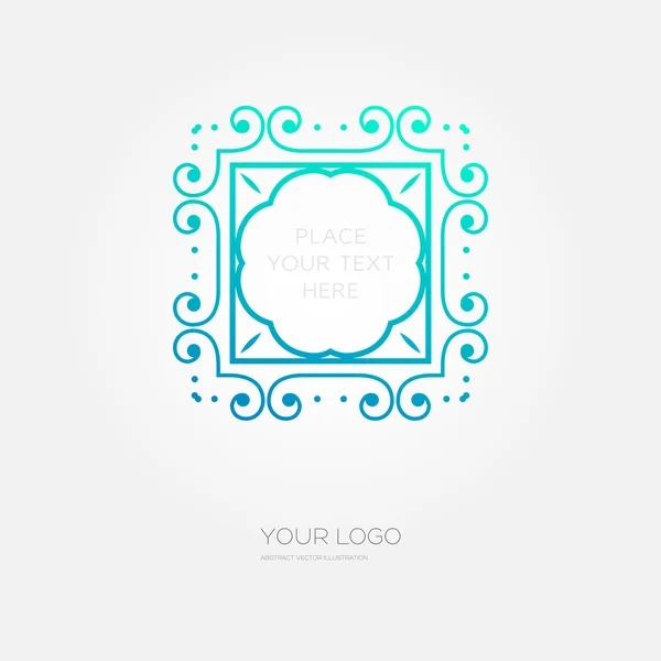 Elegant vintage frame — Stockvector