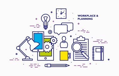 İşyeri ve planlama kavramı. 