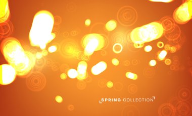 Parıldayan bulanıklık spot ışıklar 