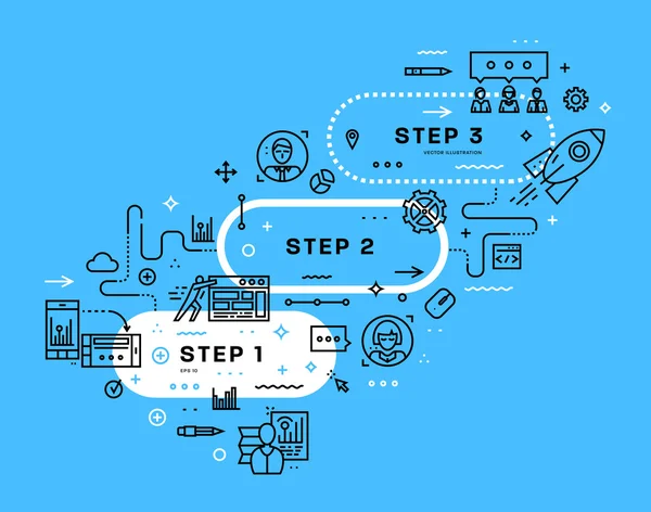 Conjunto de desenvolvimento de aplicações —  Vetores de Stock