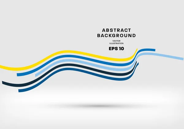 Líneas de curva abstractas — Archivo Imágenes Vectoriales