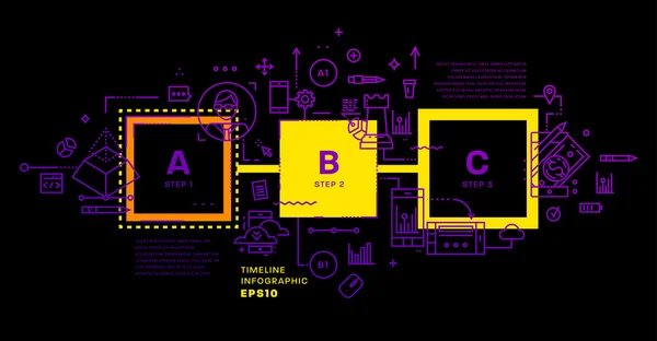 Conjunto de desenvolvimento de aplicações — Vetor de Stock