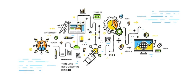 Conjunto de desenvolvimento de aplicações — Vetor de Stock