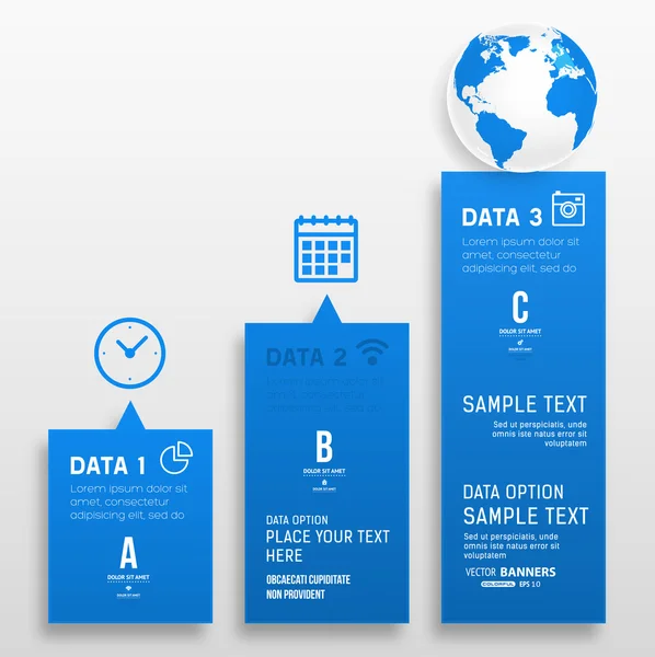 Modello di business design — Vettoriale Stock