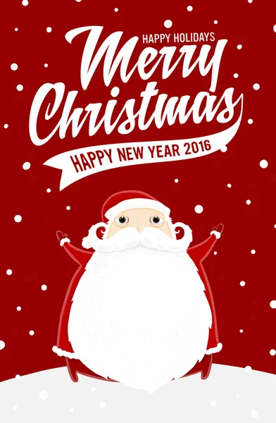 Cartoon Santa Claus — Stockvector