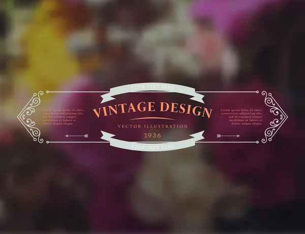 Elegant vintage frame — Stockvector