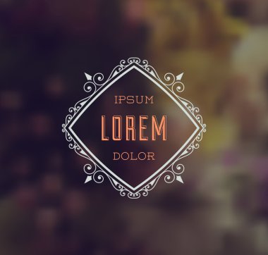 zarif vintage çerçeve