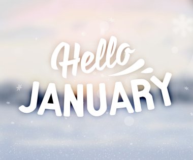 bulanık kış arka plan