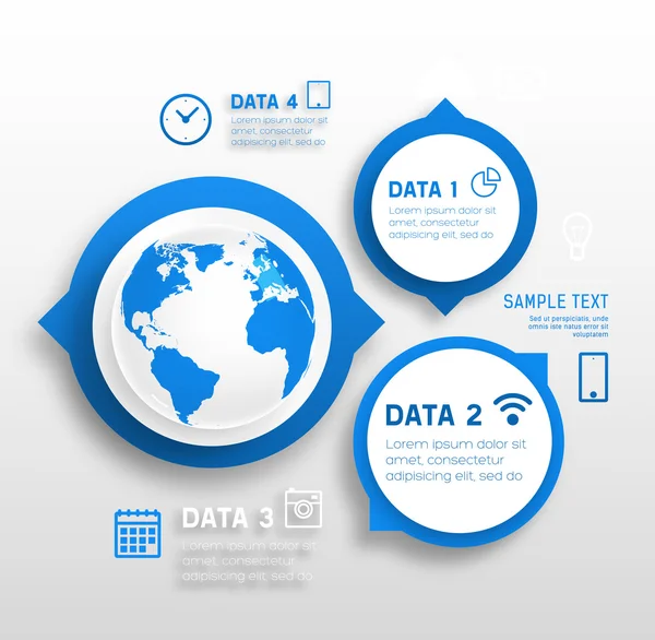 Modelo de design empresarial — Vetor de Stock