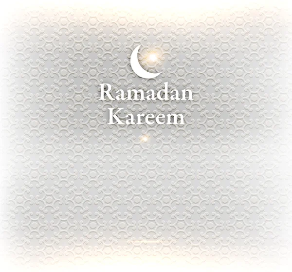 Tarjeta de felicitación Ramadán — Vector de stock