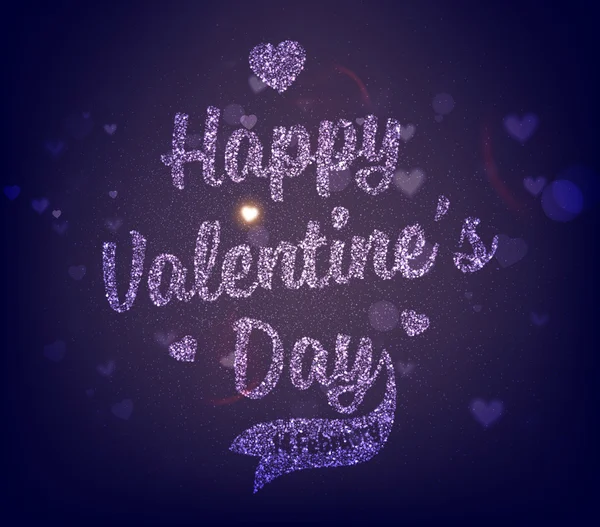 Tarjeta de felicitación día de San Valentín — Vector de stock