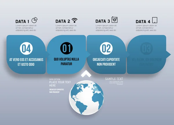 Modello di business design — Vettoriale Stock