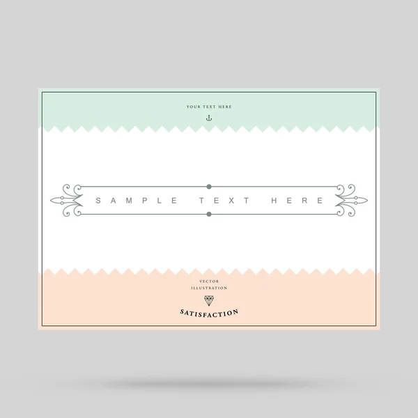 Elegant vintage frame — Stockvector