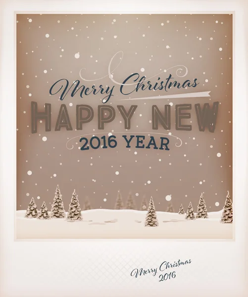 Tarjeta de felicitación de Navidad — Vector de stock