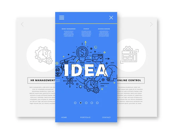 Modèle de brochure d'entreprise — Image vectorielle