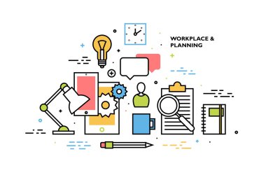 İşyeri ve planlama kavramı. 