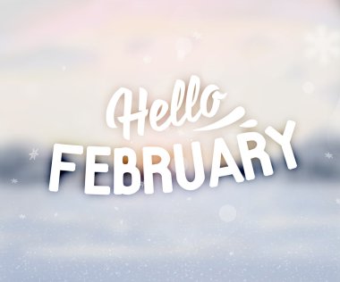 bulanık kış arka plan