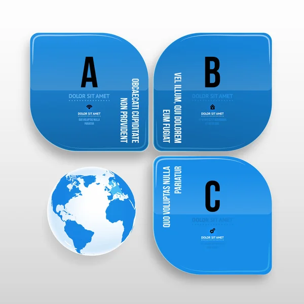 Modelo de design empresarial — Vetor de Stock