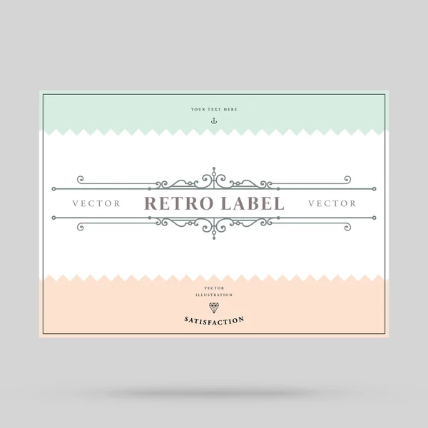 Marco vintage elegante — Archivo Imágenes Vectoriales