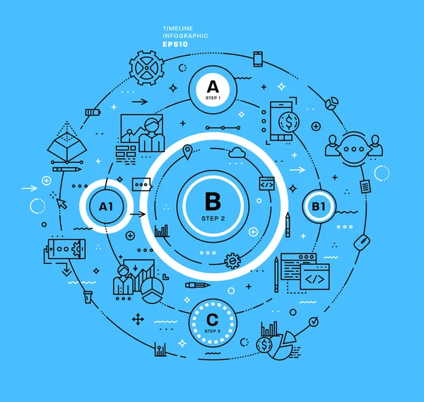 Conjunto de desenvolvimento de aplicações — Vetor de Stock