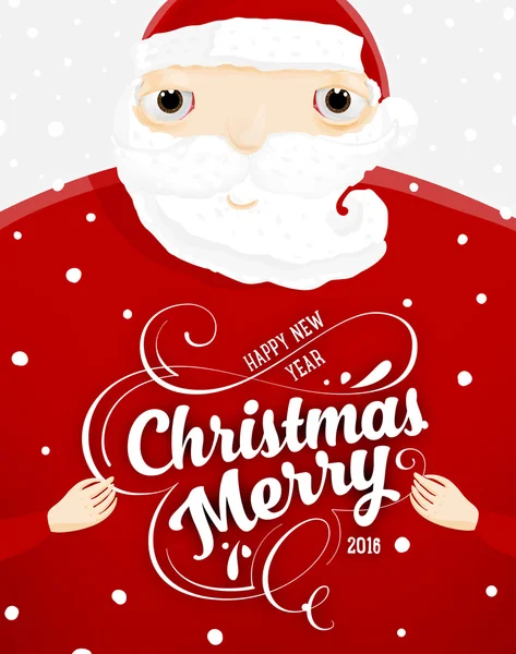 Cartoon Santa Claus — Stockvector