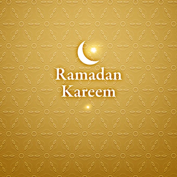 Tarjeta de felicitación Ramadán — Vector de stock