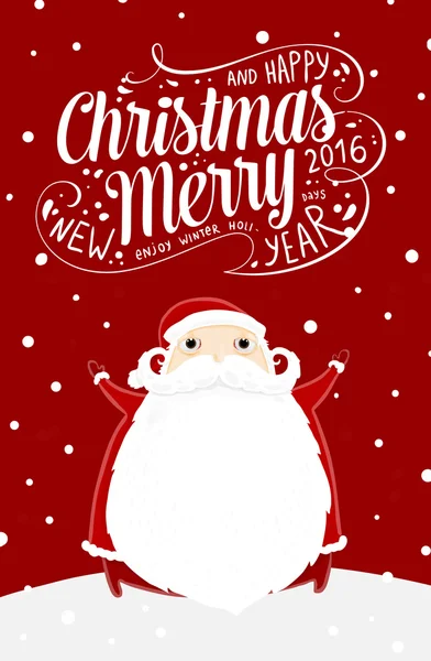 Dibujos animados Santa Claus — Vector de stock