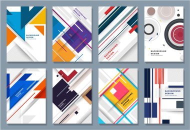 Geometrik arka plan, Şablonlar 