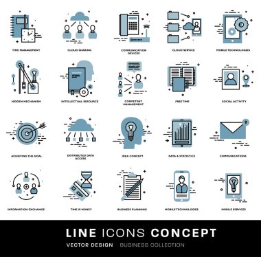  Icons Set, iş öğeleri 
