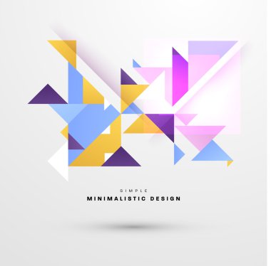 Soyut Arka Plan, minimalist tasarım