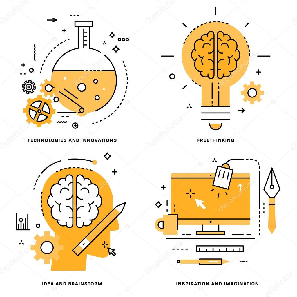 Idea and Brainstorm concept