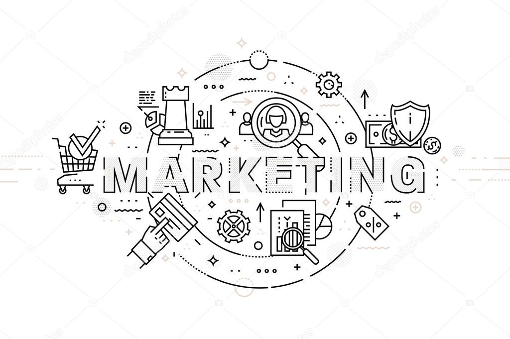 marketing   icons and elements 