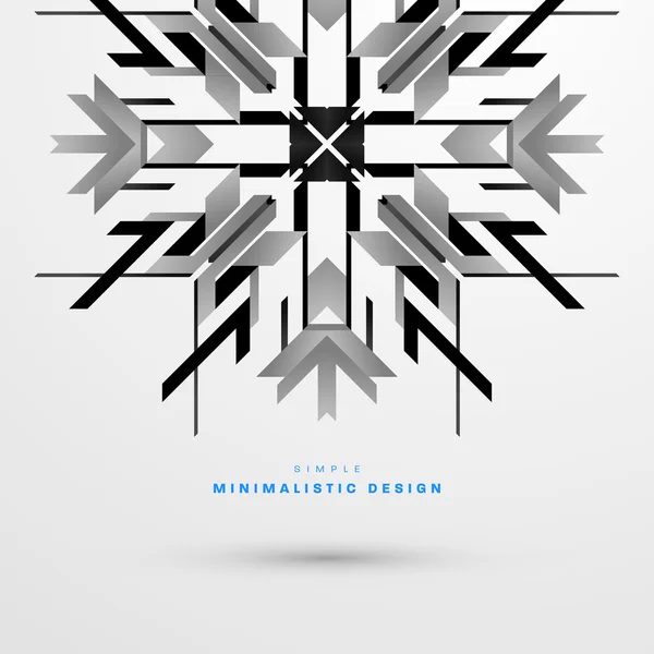 Abstrakter Hintergrund, minimalistisches Design — Stockvektor