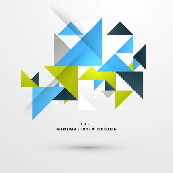 Fondo abstracto, diseño minimalista — Vector de stock