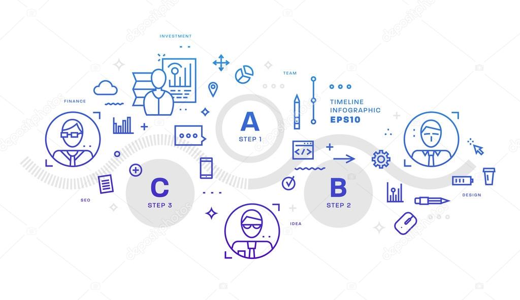 icons and elements for landing page