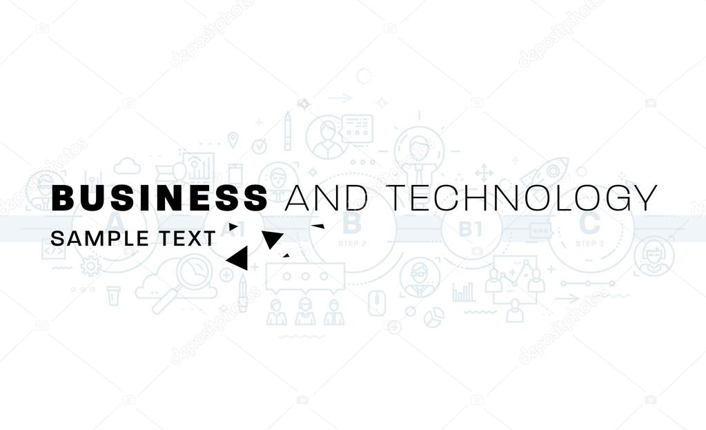 business icons and elements.