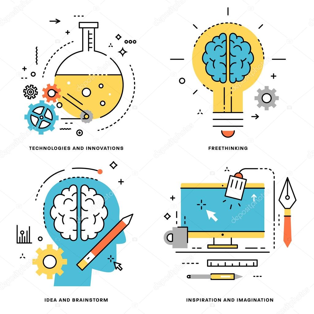 Idea and Brainstorm concept