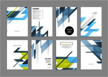 Geometrik vektör arka planlar, ayarla