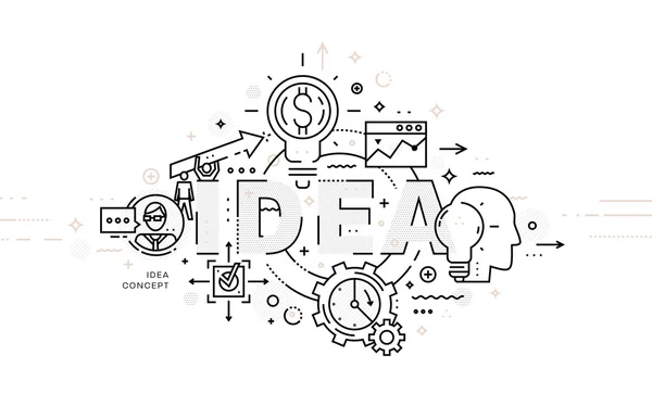 Ícones ideia e elementos —  Vetores de Stock