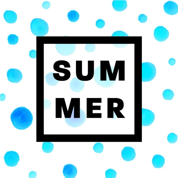 여름 비 디자인 — 스톡 벡터
