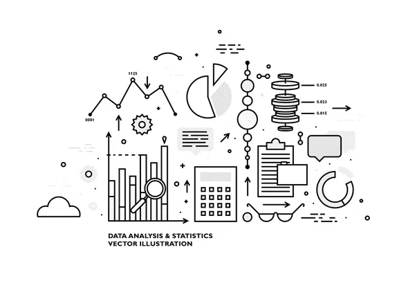 Reihe von Unternehmensikonen und -elementen. — Stockvektor