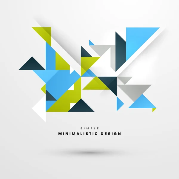 Fondo abstracto, diseño minimalista — Vector de stock