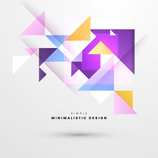 Contexto abstrato, design minimalista — Vetor de Stock