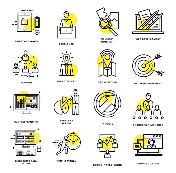  Icons Set, iş öğeleri 