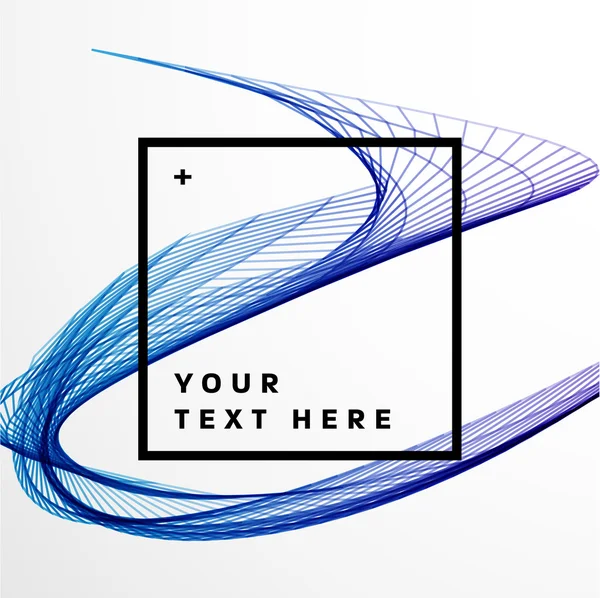 Curva de perspectiva abstrata —  Vetores de Stock