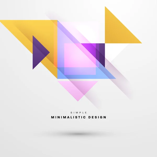 Fondo abstracto, diseño minimalista — Vector de stock